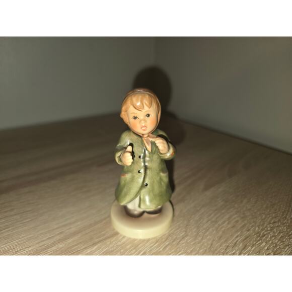 Vintage Hummel Figurine "Keeping Time" TMK 8 #2183 3.5" Goebel Figure Germany - Picture 1 of 6